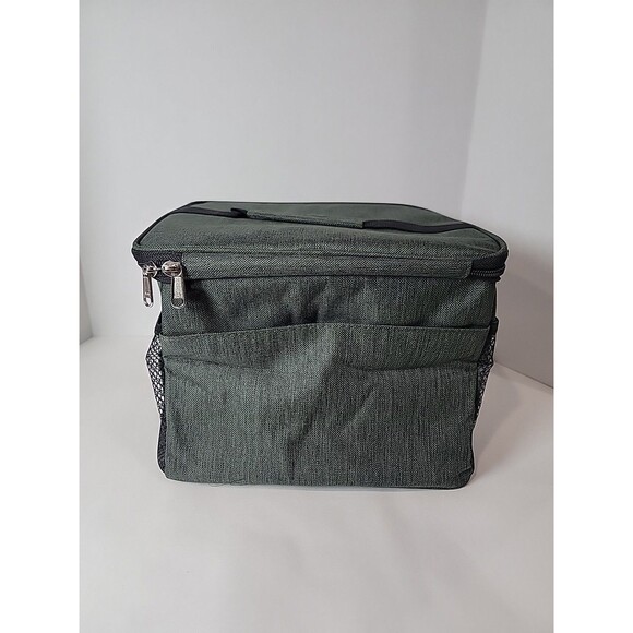 Bnkang Insulated Lunch Bag Cooler Leakproof Retro Green MenWomen adjustable - Picture 3 of 5